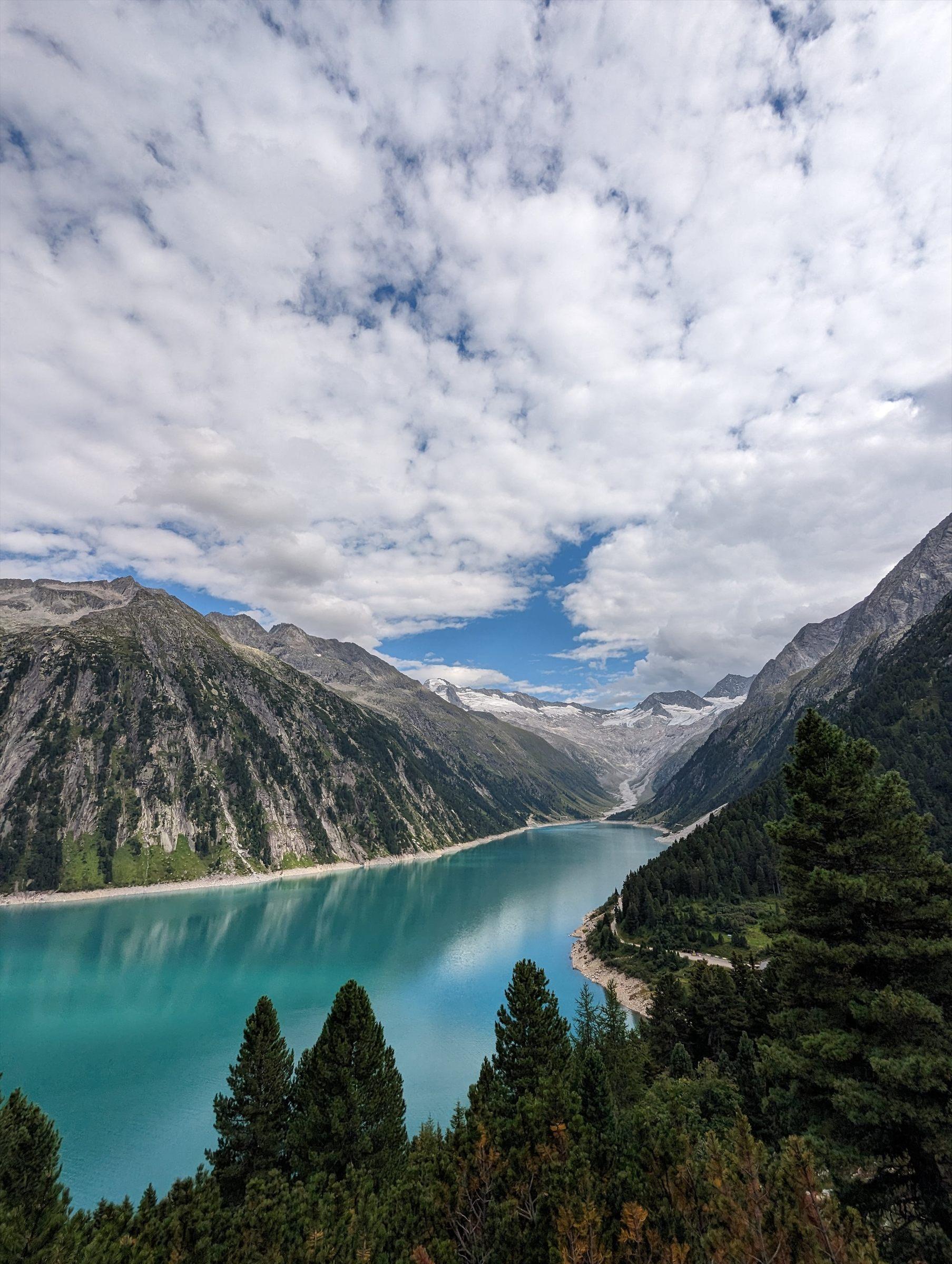 Hiking to the Olpererhütte: The Suspension Bridge Above Schlegeisspeicher