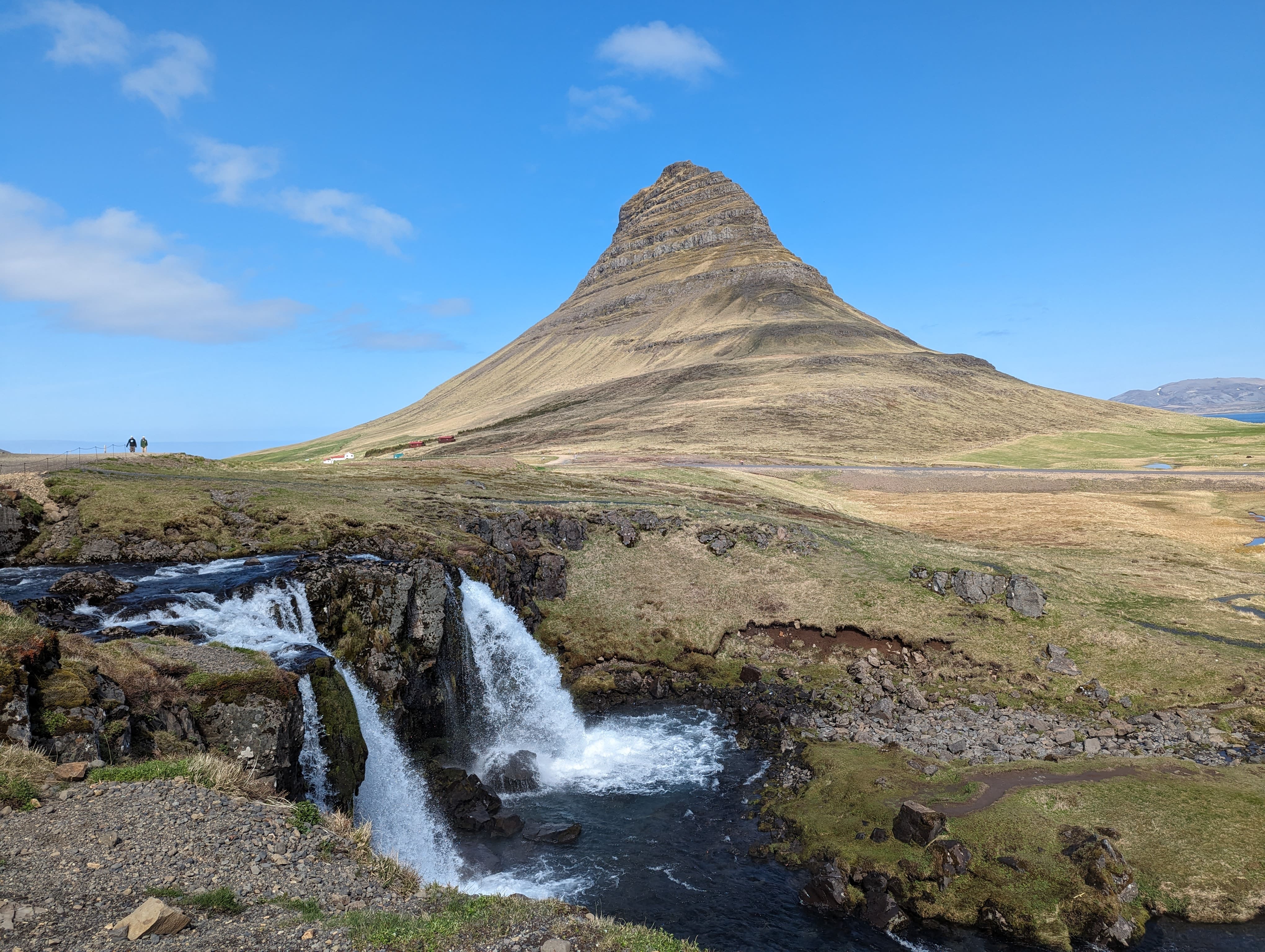 Kirkjufell mountain and waterfall