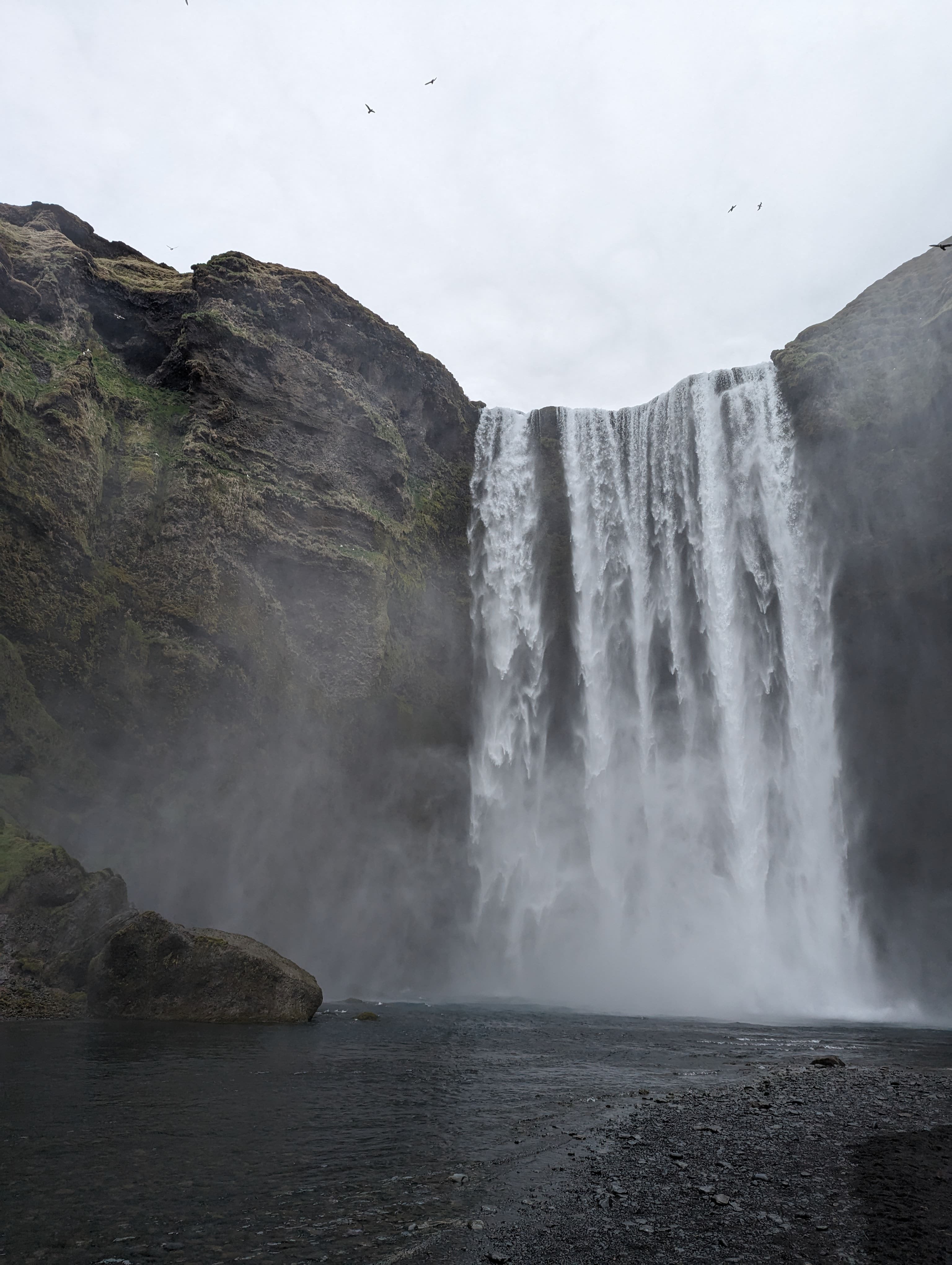 Skógafoss waterfall the most famous waterdall of Iceland