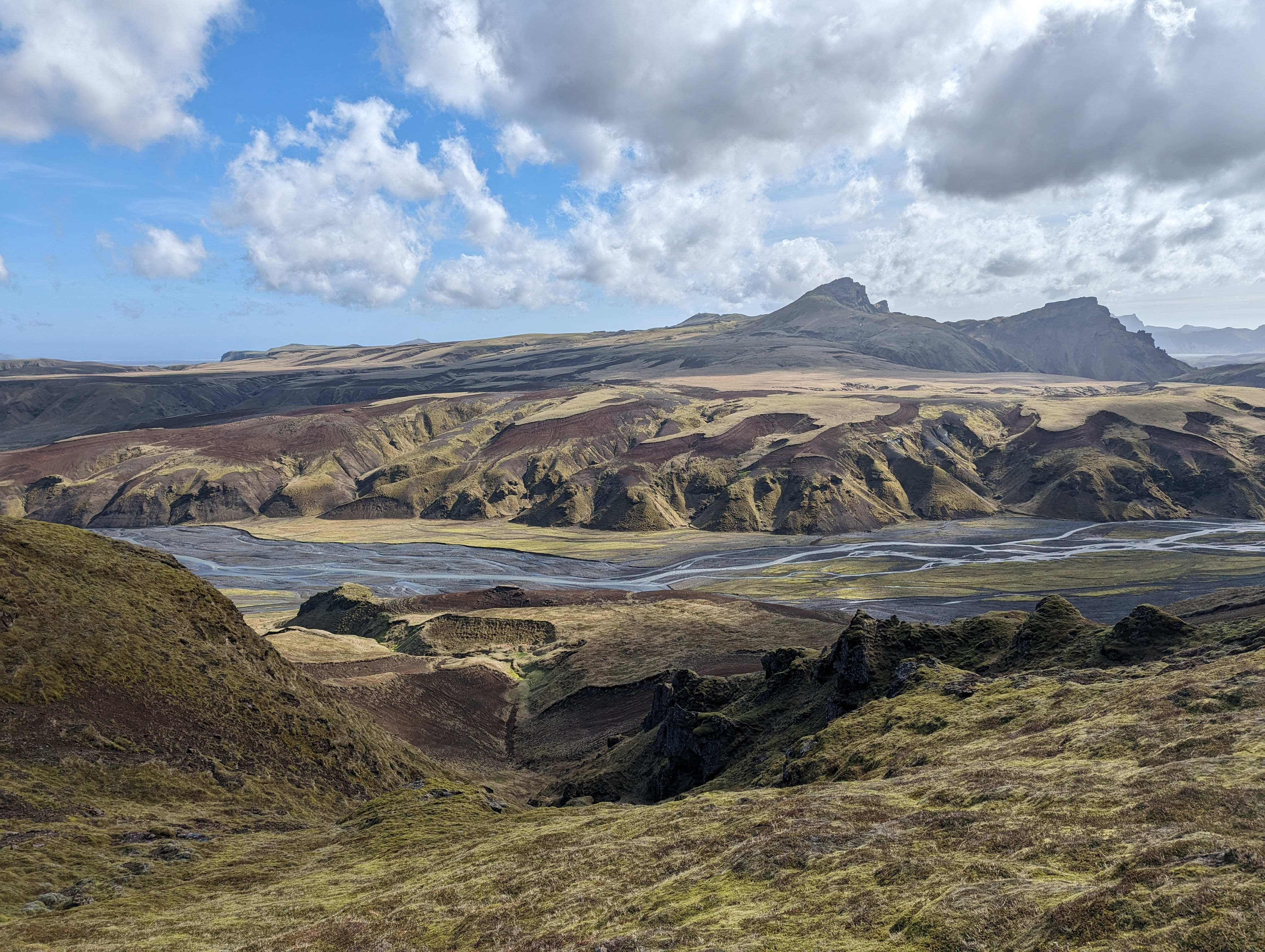Þakgil valley with dramatic mountain views