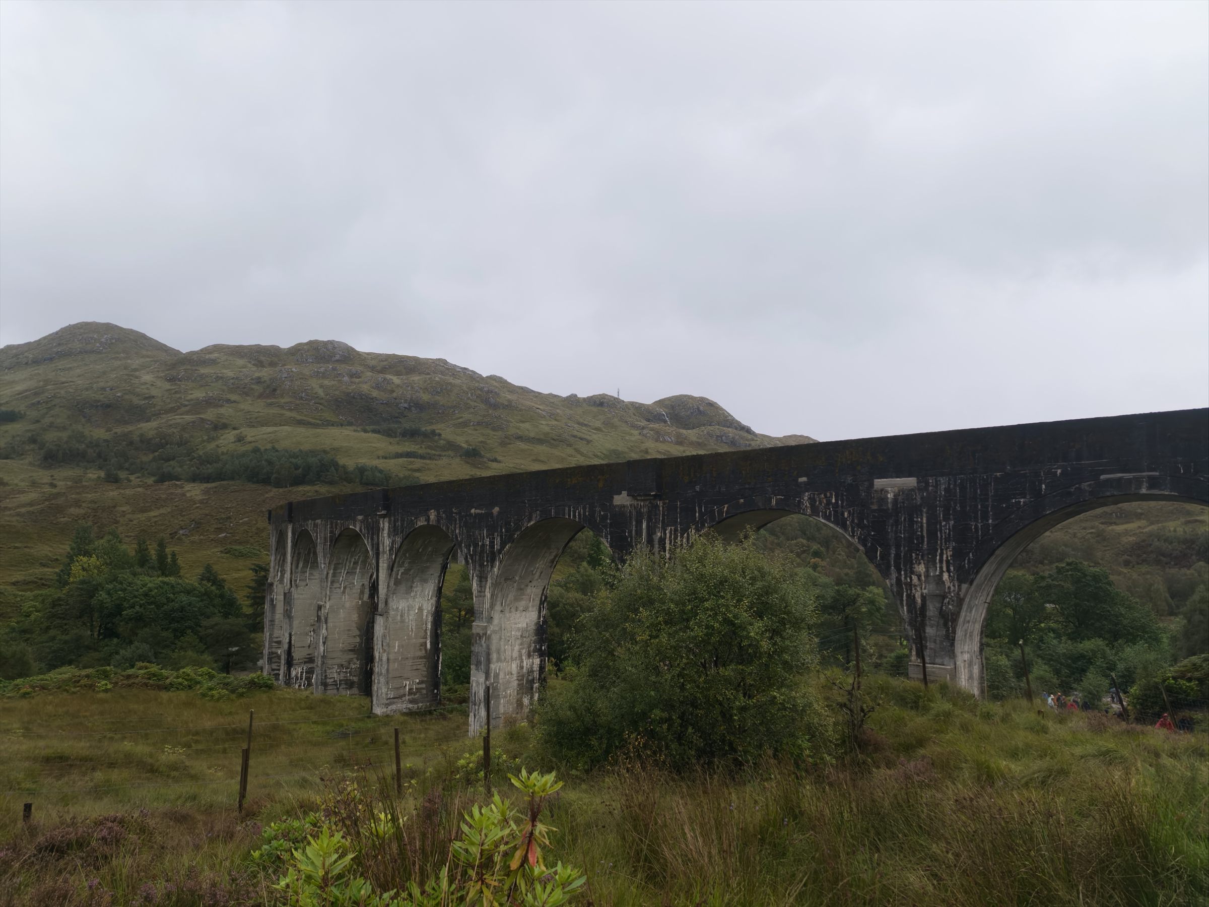 Glenfinnan Viaduct from the viewpoint behind the bridge