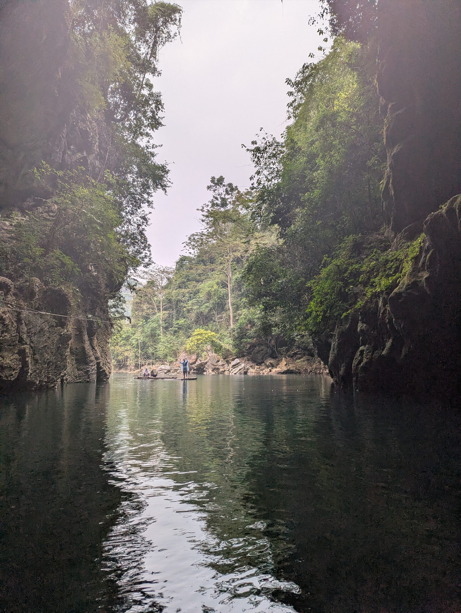 Tu San canyon from the boat